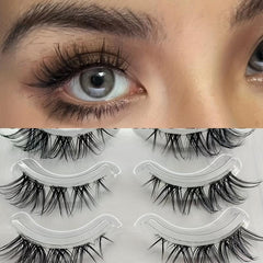 Fox False Eyelashes Eye End Lenghtening Light Smoky Makeup
