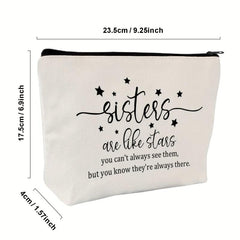 Sisterhood Makeup Bag Case - Birthday Gift for Sisters