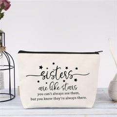 Sisterhood Makeup Bag Case - Birthday Gift for Sisters