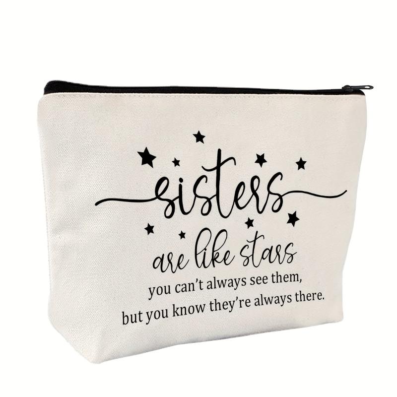 Sisterhood Makeup Bag Case - Birthday Gift for Sisters