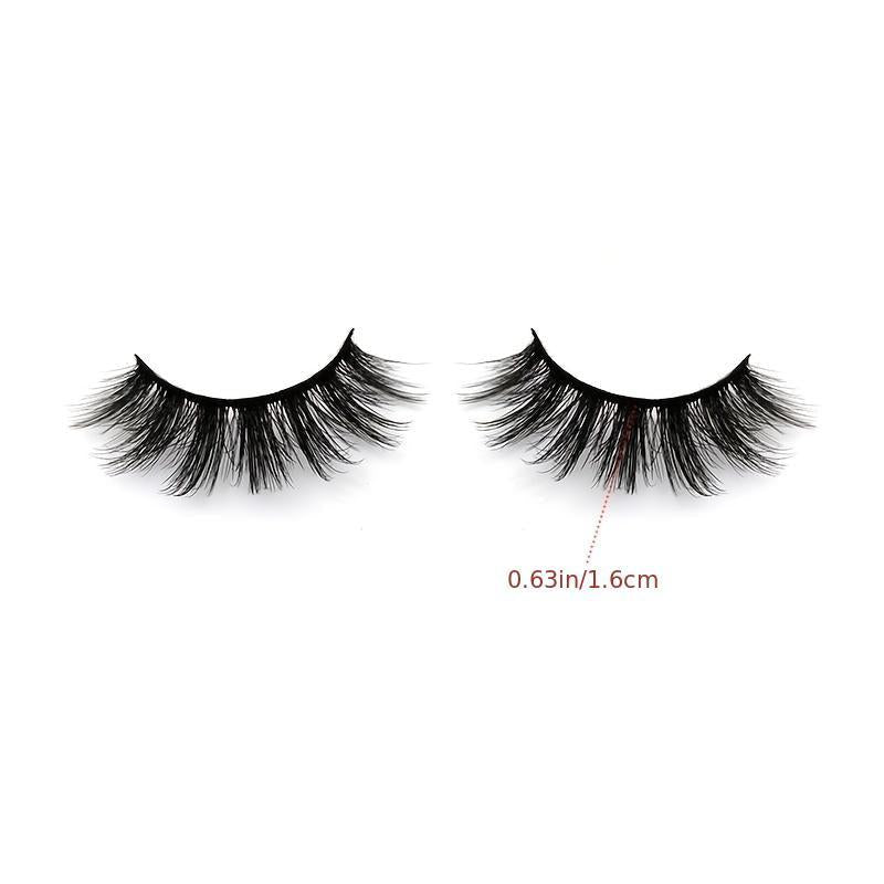 20 Pairs 3D Makeup False Eyelashes Long Dense Soft Set for Cosplay Costume Party