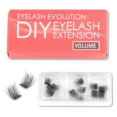 Matte Soft 10-16mm Mink Lash Clusters, DIY Individual Lashes