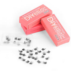 Matte Soft 10-16mm Mink Lash Clusters, DIY Individual Lashes