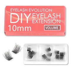 Matte Soft 10-16mm Mink Lash Clusters, DIY Individual Lashes