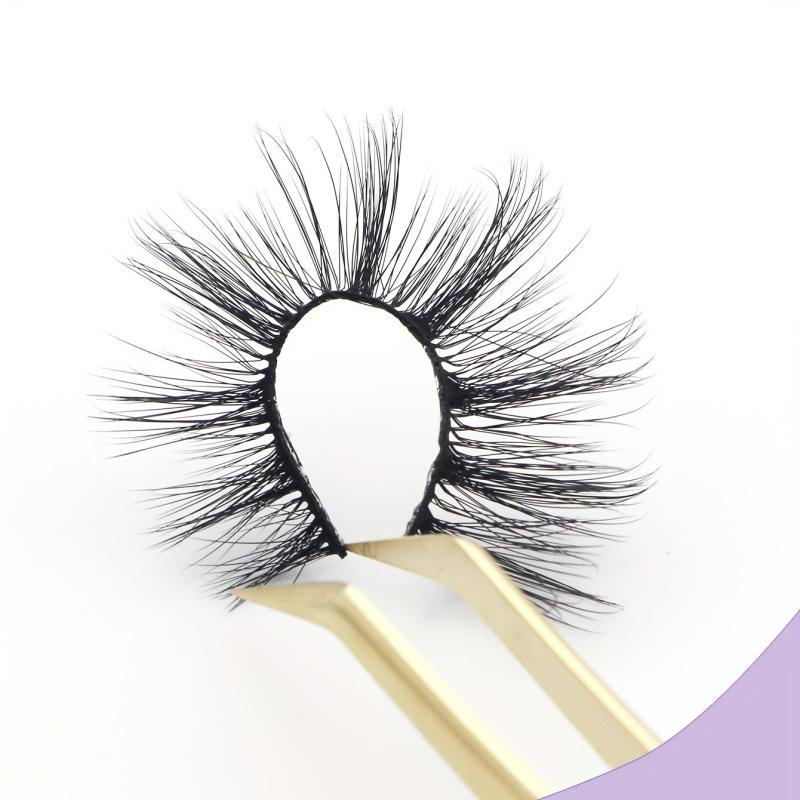 Soft and Fluffy 3D Curling False Eyelashes for Natural Look Extensions