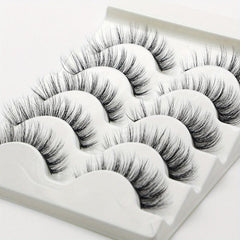 Soft and Fluffy 3D Curling False Eyelashes for Natural Look Extensions