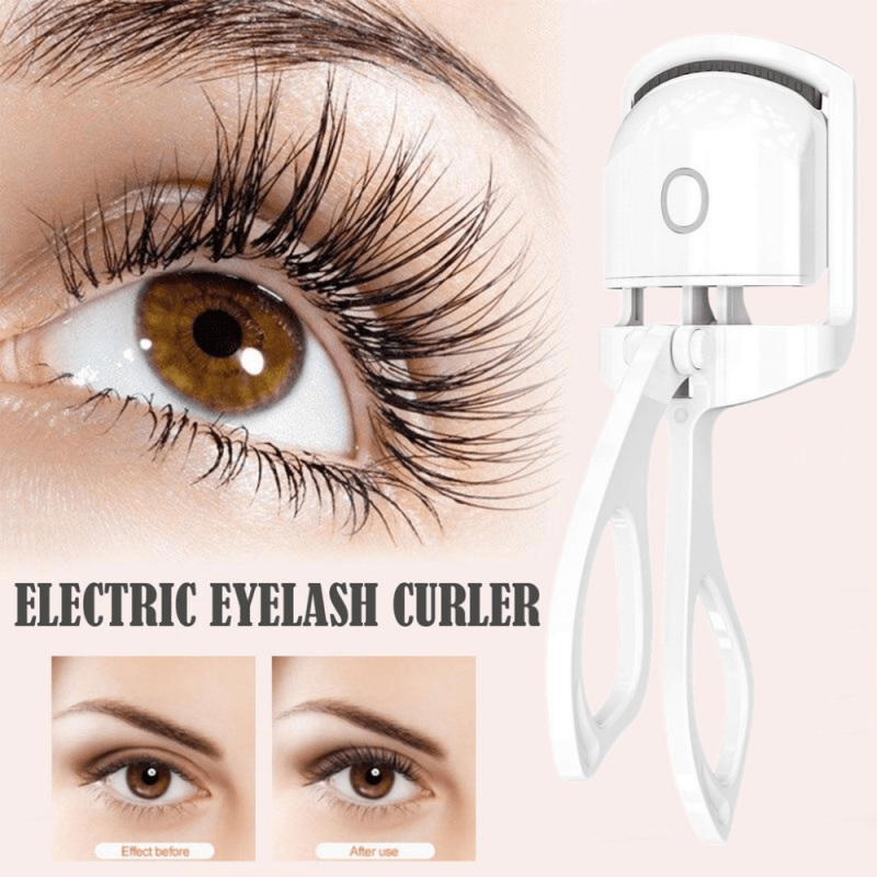 USB Rechargeable Heated Eyelash Curler with 2 Temperature Modes