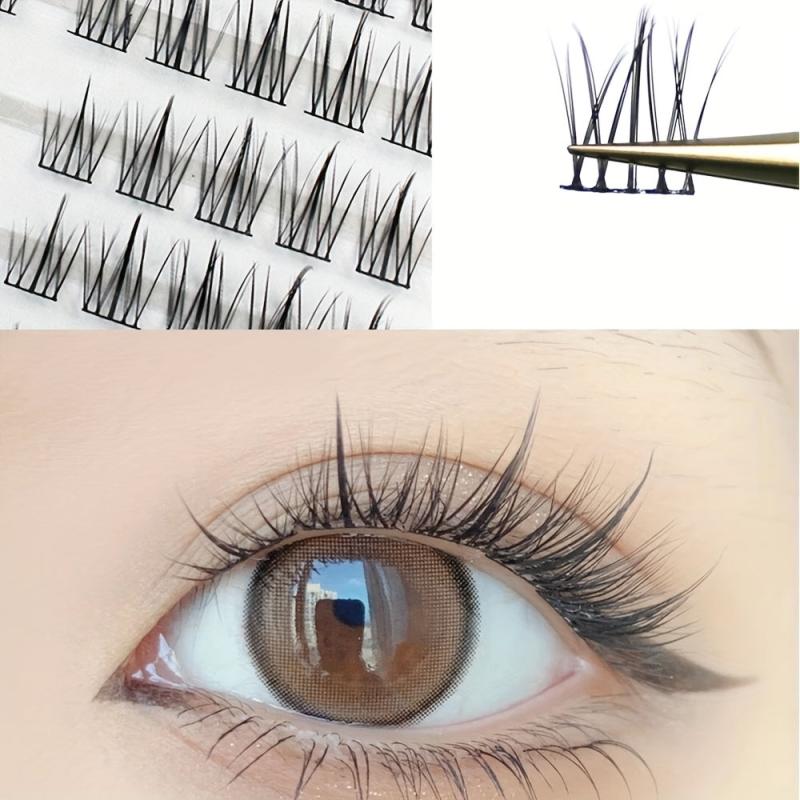 Palm Lashes DIY Eyelash Extensions 90 Clusters C Curl Mixed