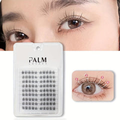 Palm Lashes DIY Eyelash Extensions 90 Clusters C Curl Mixed