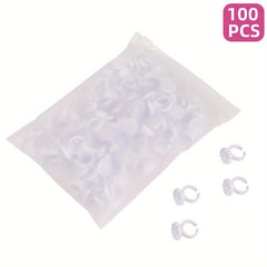 100 Easy Fanning Glue Cups for Volume Lashes - Smart Glue Rings