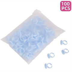 100 Easy Fanning Glue Cups for Volume Lashes - Smart Glue Rings