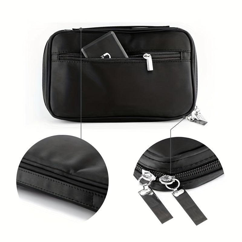 Makeup Brush Organizer Travel Cosmetic Bag with Handles