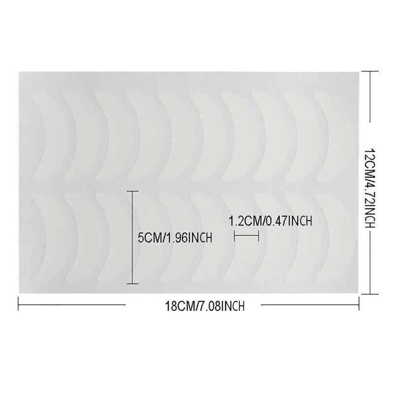 50 Pairs Eyelash Extension Under Eye Pads 100pcs Set Reusable Paper Patches