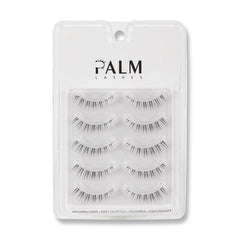 Palm Lashes Natural Look False Eyelashes Clear Band Short Lashes TS04