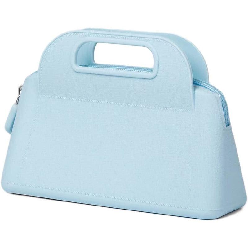 Silicone Cosmetic Bag with Handle Travel Washing Bag Beauty Zipper Storage
