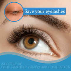 Waterproof False Eyelashes Adhesive - Long Lasting & Easy to Apply