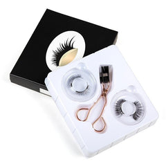 3 Pairs Magnetic Eyelashes Natural Look - Glue-Free Reusable False Eyelashes
