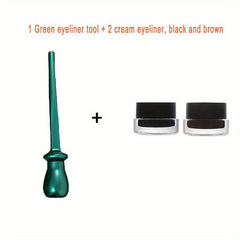 Silicone Eyeliner Brush Tool No Skip Reusable