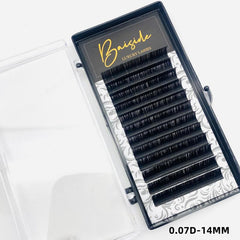 Eyelash Extension Soft Material Silky 0.07 Thickness D Curl 8-15mm