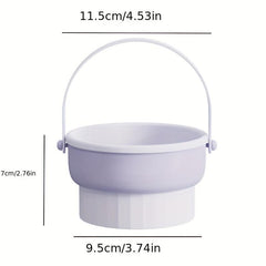 Silicone Brush Cleaning Mat & Drying Holder 2-in-1 Makeup Tool