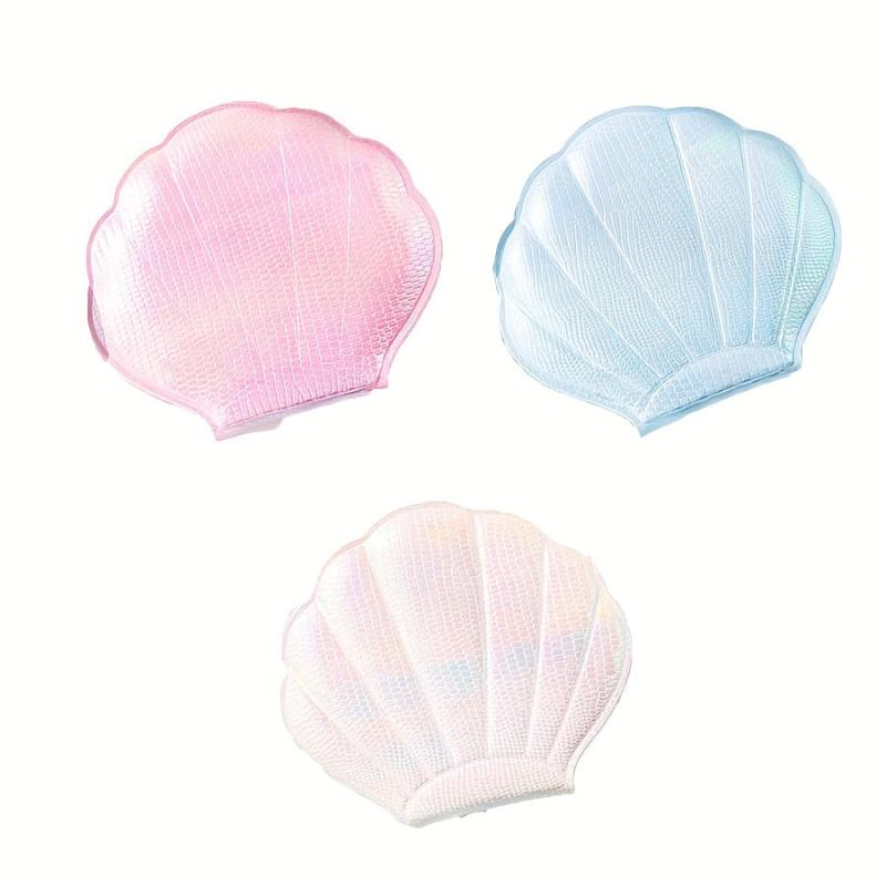 Adorable Shell Folding Mirror Double Side Compact Mirror