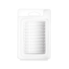 10pcs Reusable Transparent False Eyelash Glue Strip No Glue Eyelashes