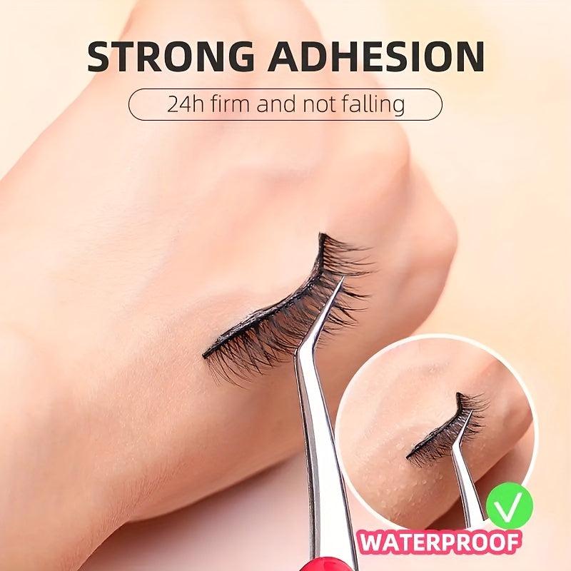 18 Self Adhesive Eyelash Jelly Strips Reusable Glue Waterproof
