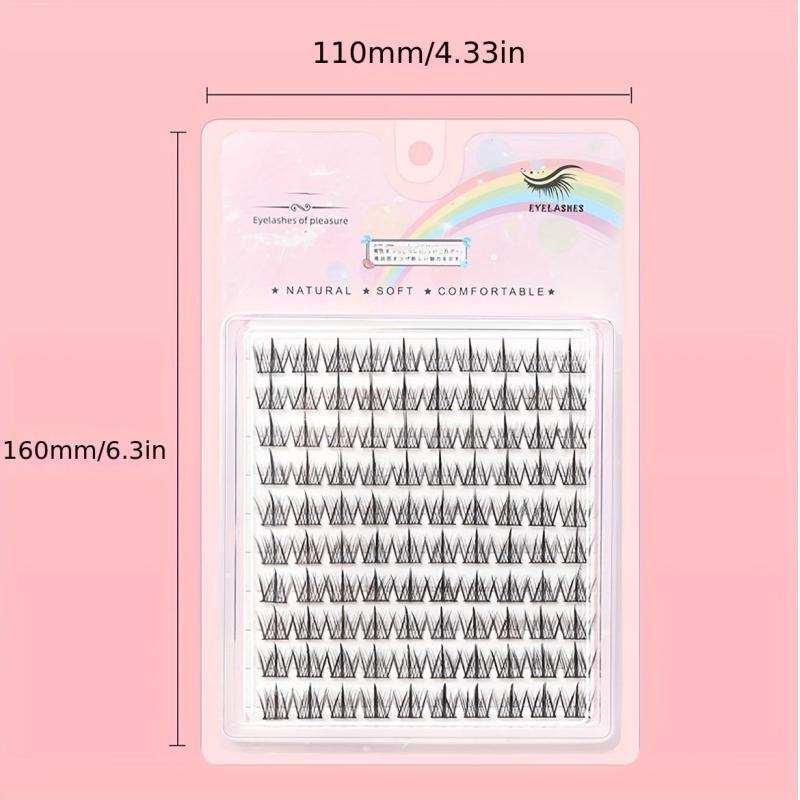 Curling DIY Eyelash Extensions Individual Cluster Volume Lashes