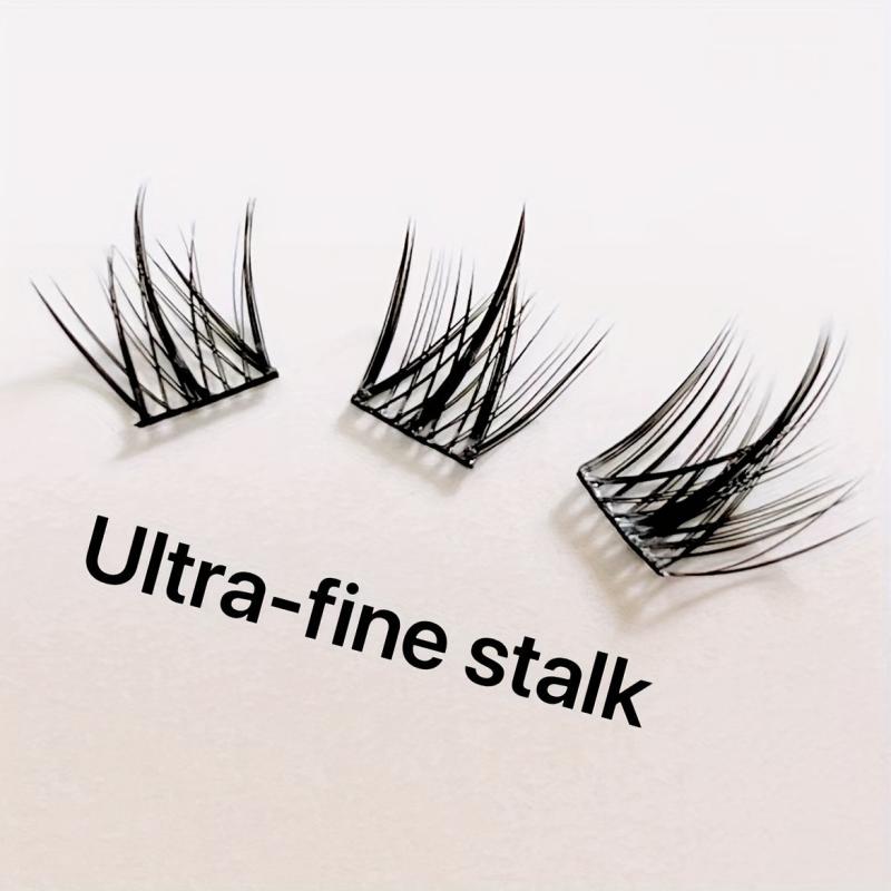 Curling DIY Eyelash Extensions Individual Cluster Volume Lashes