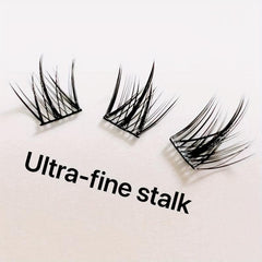 Curling DIY Eyelash Extensions Individual Cluster Volume Lashes