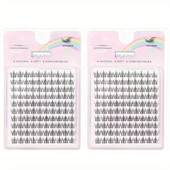 Curling DIY Eyelash Extensions Individual Cluster Volume Lashes