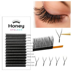YY Cluster Volume Fan Lashes Long Lasting Eyelash Extensions