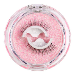 Self Adhesive False Eyelashes No Glue Needed Portable Wearing Eyelashes