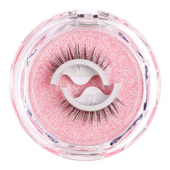 Self Adhesive False Eyelashes No Glue Needed Portable Wearing Eyelashes