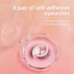Self Adhesive False Eyelashes No Glue Needed Portable Wearing Eyelashes