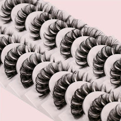 Dramatic 5D Faux Mink Eyelashes 10 Pairs