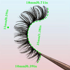 Dramatic 5D Faux Mink Eyelashes 10 Pairs
