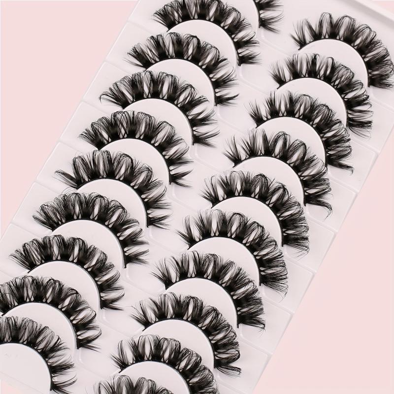 Dramatic 5D Faux Mink Eyelashes 10 Pairs
