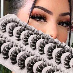 Dramatic 5D Faux Mink Eyelashes 10 Pairs