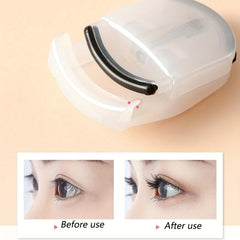 Portable Eyelash Curler for Gorgeous Lashes - No Pinch or Pull