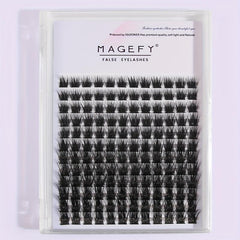 144 Pcs Segmented False Eyelashes Mixed C Curling Cluster Lashes