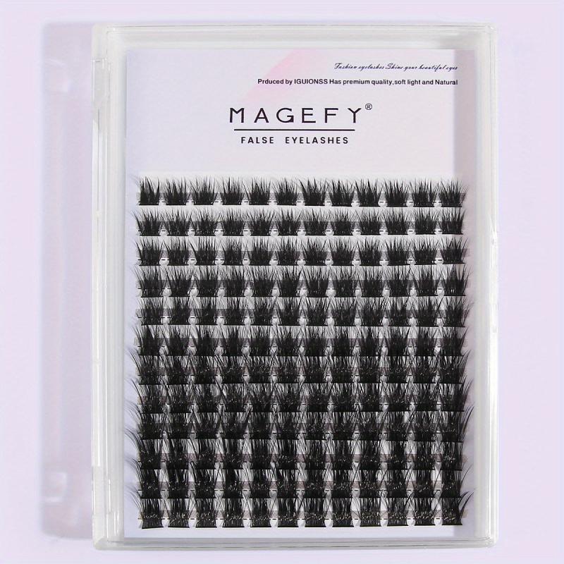 144 Pcs Segmented False Eyelashes Mixed C Curling Cluster Lashes