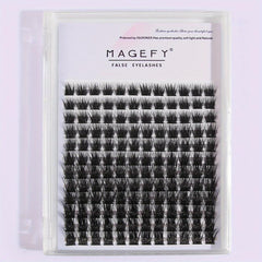 144 Pcs Segmented False Eyelashes Mixed C Curling Cluster Lashes