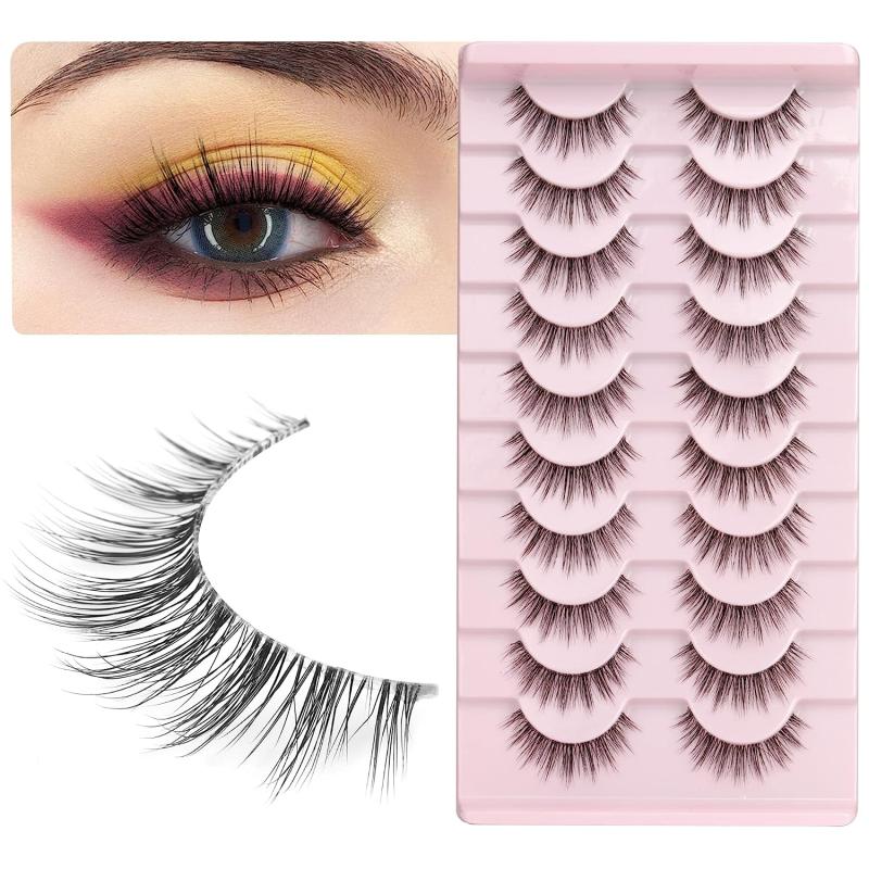 Natural Look 3D False Eyelashes Soft Volume Lashes 14mm