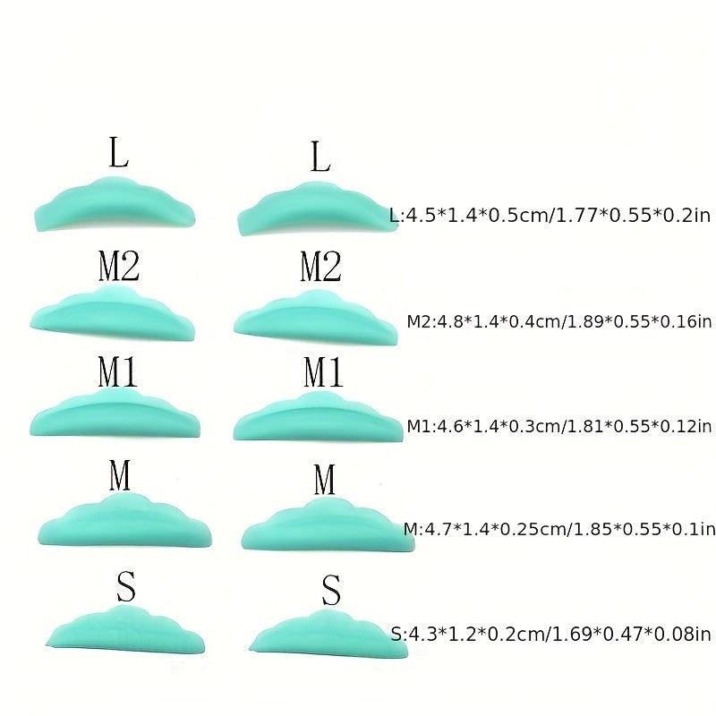10pcs Colorful Silicone Spacer Pads for Eyelash Lift Perm