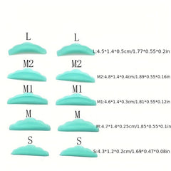 10pcs Colorful Silicone Spacer Pads for Eyelash Lift Perm