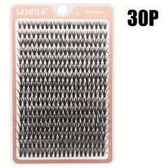 320pcs Cluster Lashes 30 40D 9 16mm Mix D Curling Self Grafting False Eyelashes