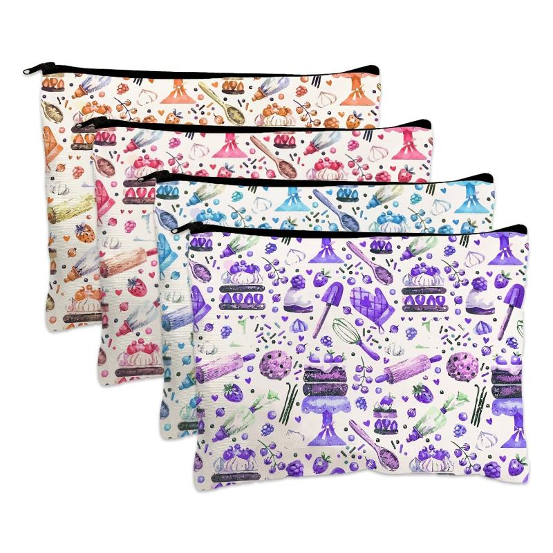 Strawberry Chocolate Dessert Makeup Bag Case For Sister - Birthday Gift