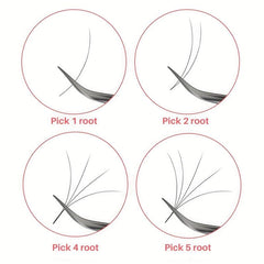 5pcs Eyelash Extension Tweezers Set Curved Straight Pointed Tip Applicator Tool