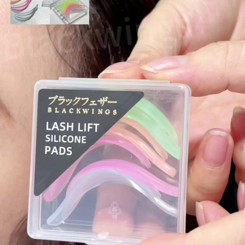 4 Pairs Eyelash Perming Curler Lift Pads Silicone Rods Eyelash Per